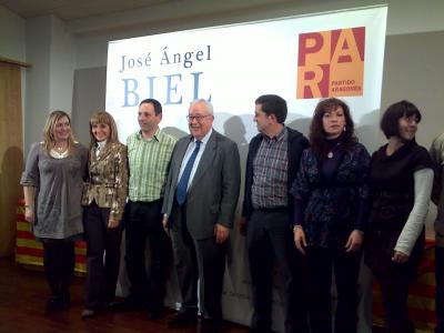 BUEN AMBIENTE EN LA PRESENTACIÓN DEL CANDIDATO